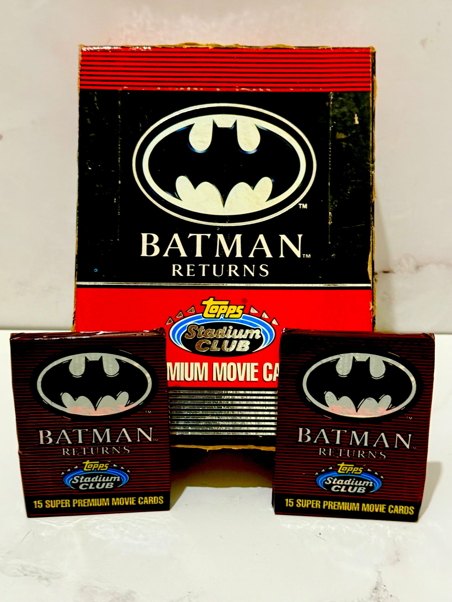 1991 Topps Stadium Club Batman Returns Wax Box (36 Packs)