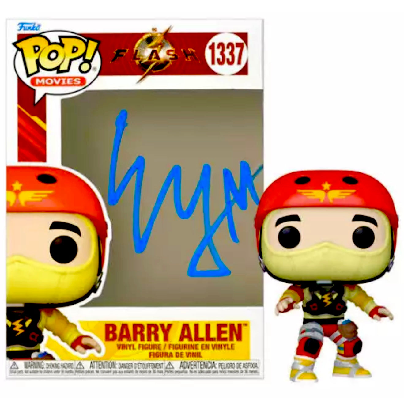 Ezra Miller Signed Flash Funko Pop CA Certified