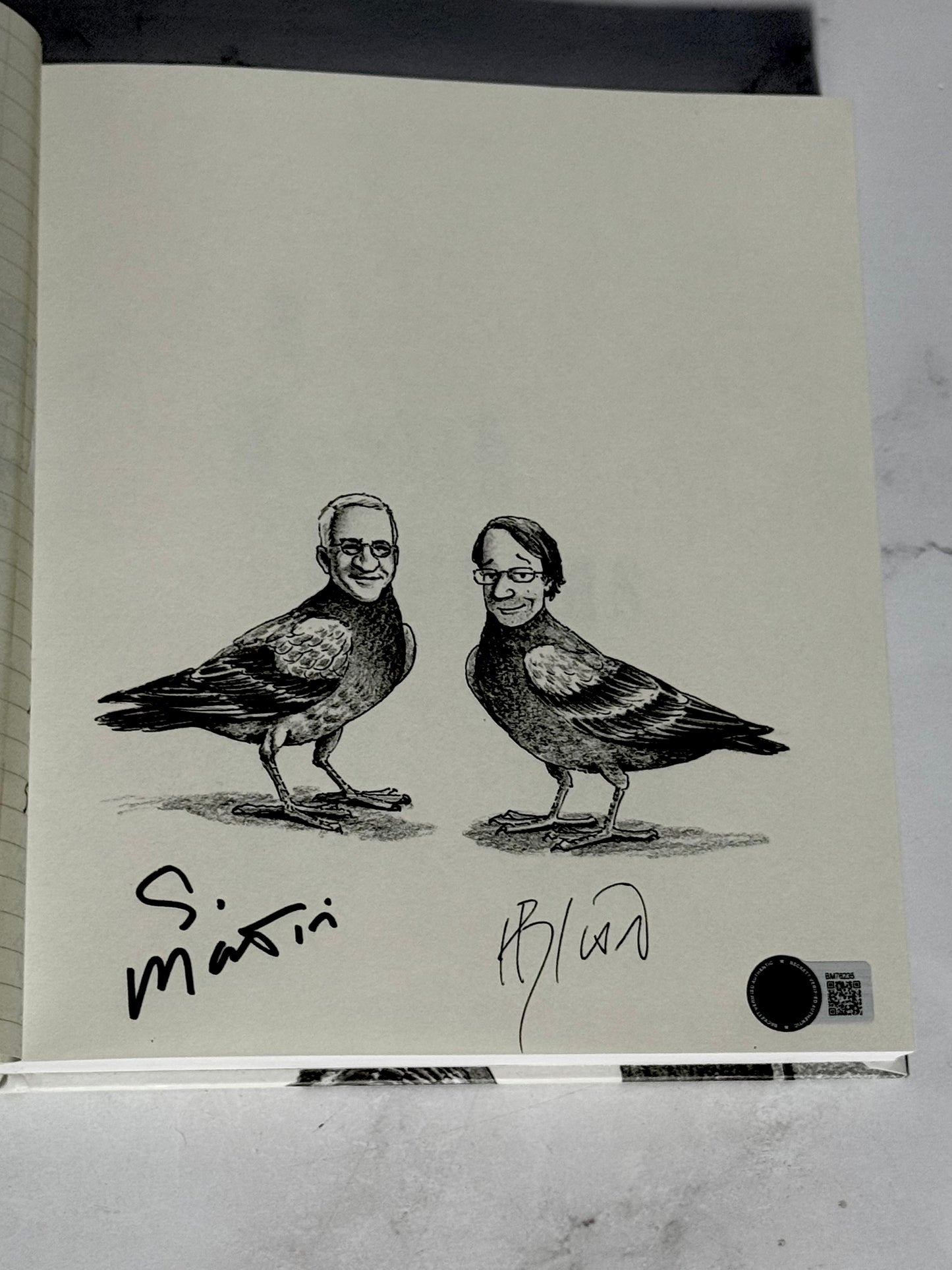 Steve Martin & Harry Bliss Signed Book Beckett Certified