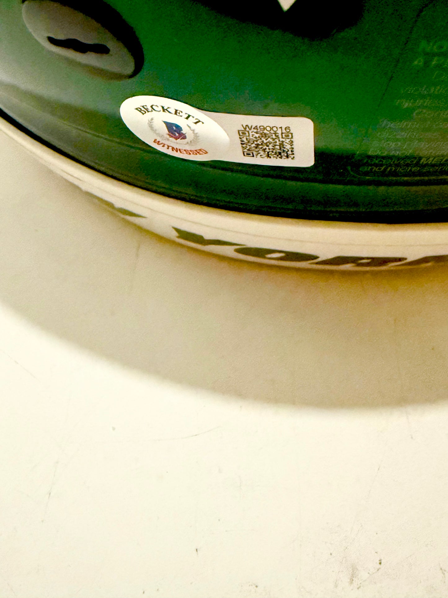 Darrelle Revis Signed Full Size Authentic Jets Speedflex Beckett Certified