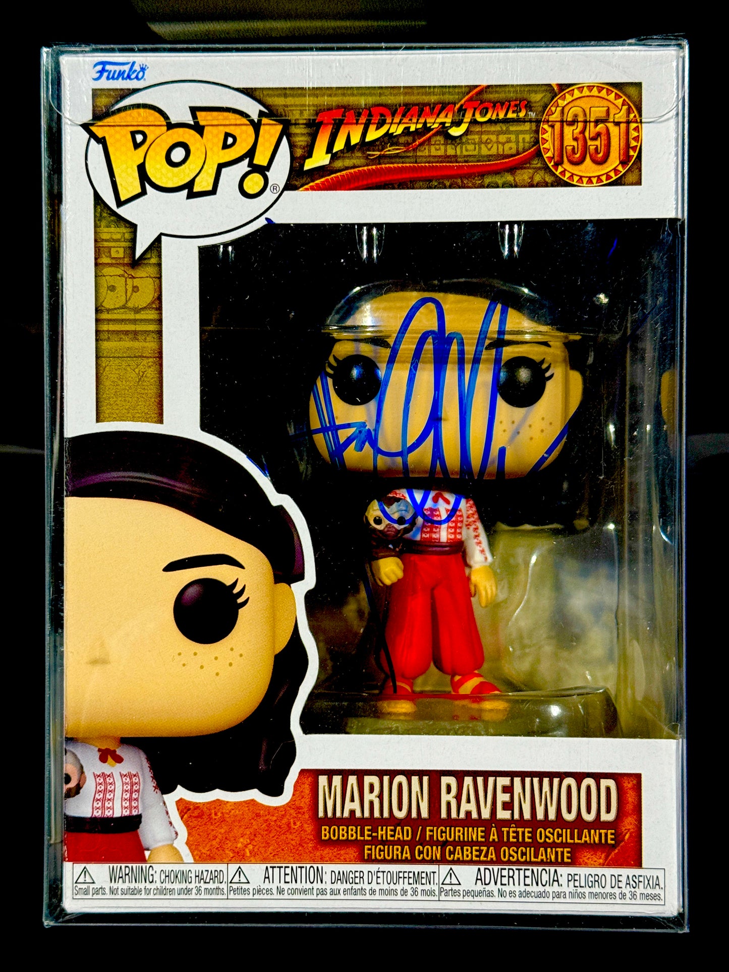 Karen Allen Signed Indiana Jones Funko Pop Beckett Certified