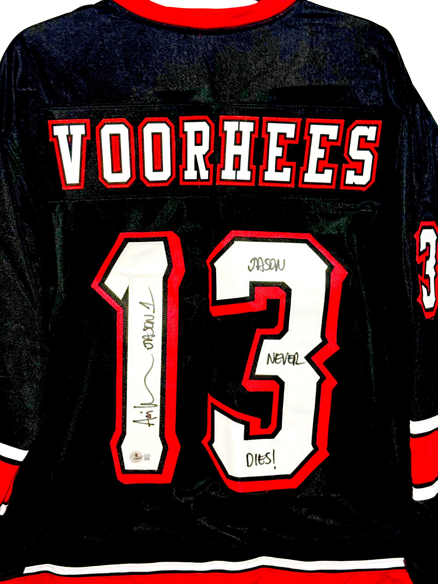 Ari Lehman Signed Friday the 13th Hockey Movie Jersey (Jason 1 - Jason Never Dies) Beckett Certified
