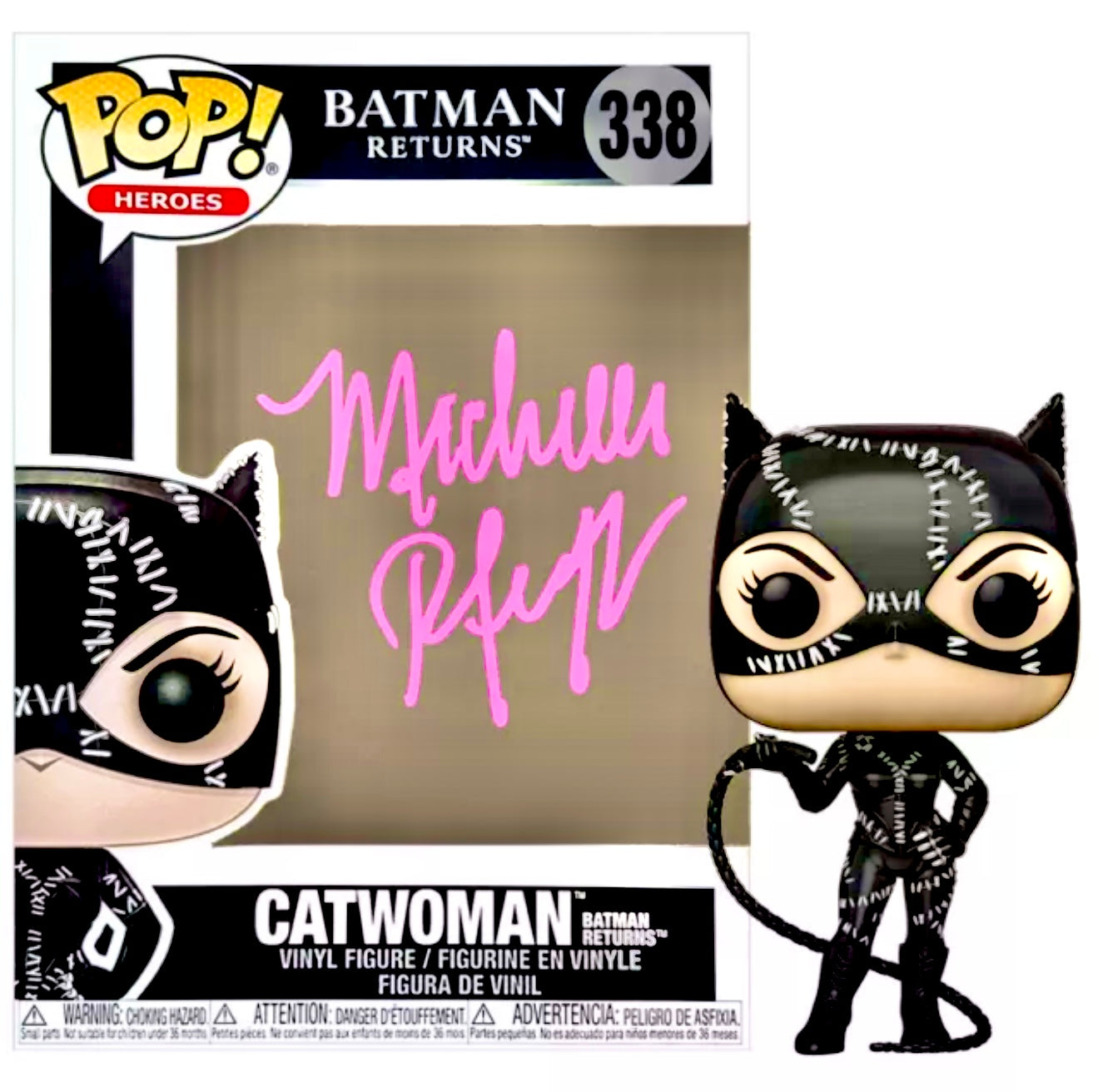 Michelle Pfeiffer Signed Catwoman Funko Pop CA Certified