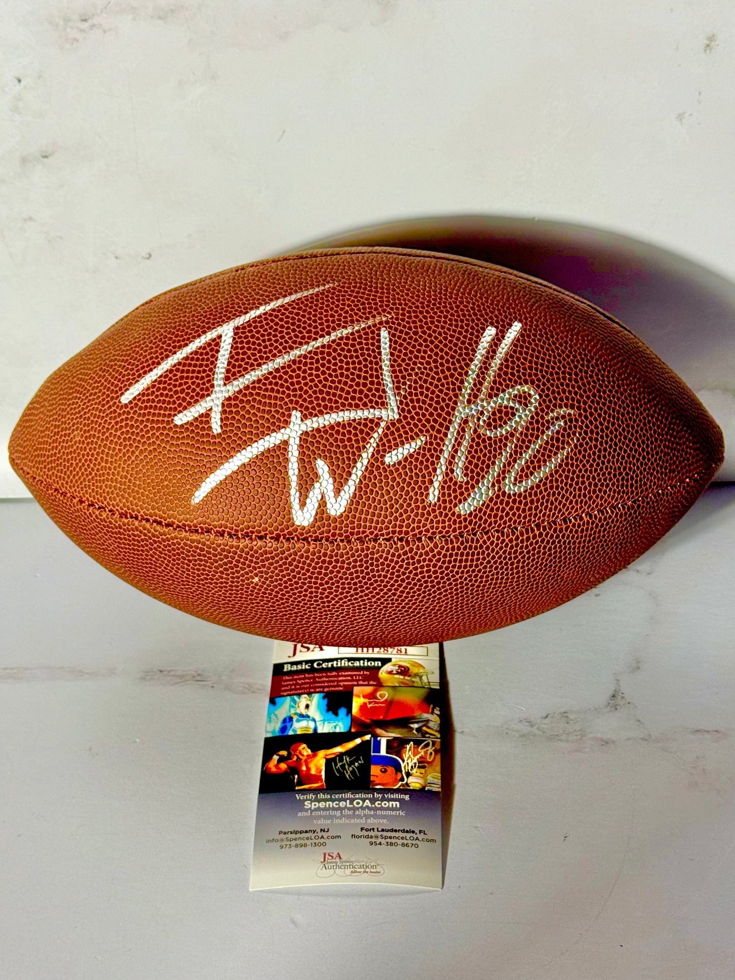 TJ Watt Signed Steelers Football JSA Certified