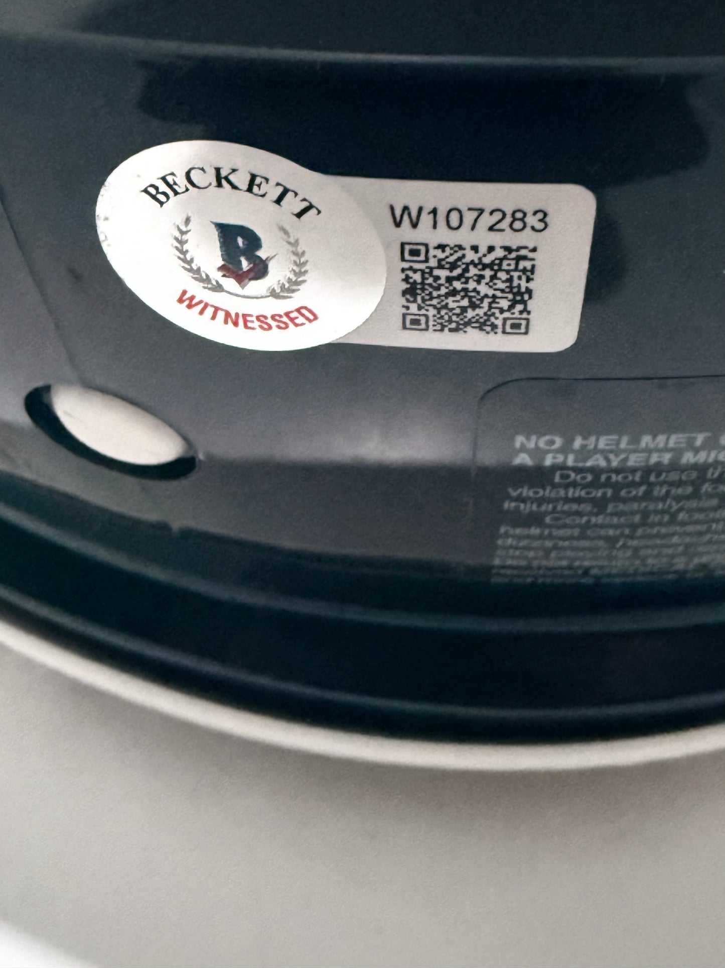 Andre Johnson Signed Texans Full Size Authentic Helmet Beckett Certified