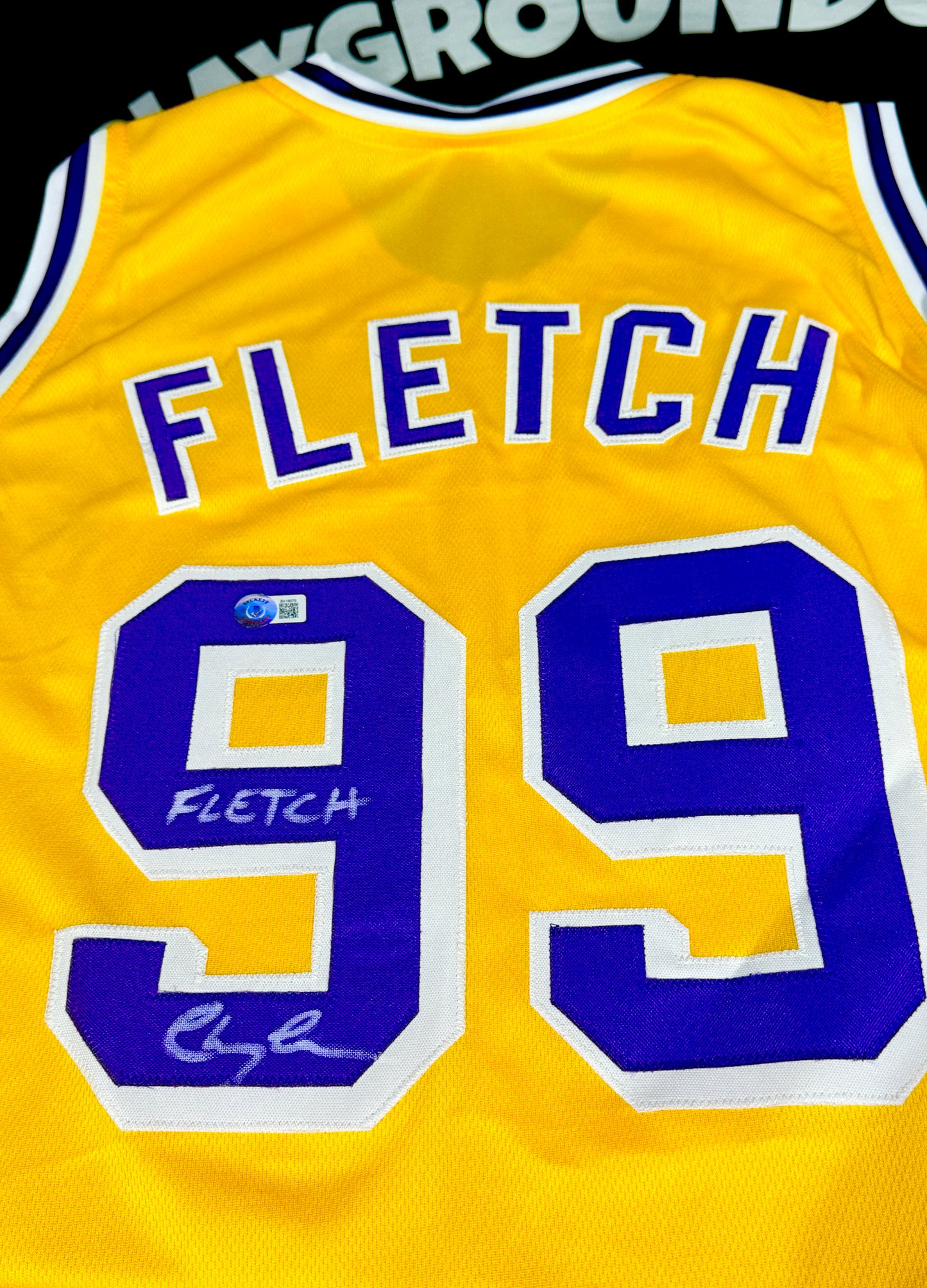 Chevy Chase Signed Fletch Lakers Jersey “Fletch” Beckett Certified