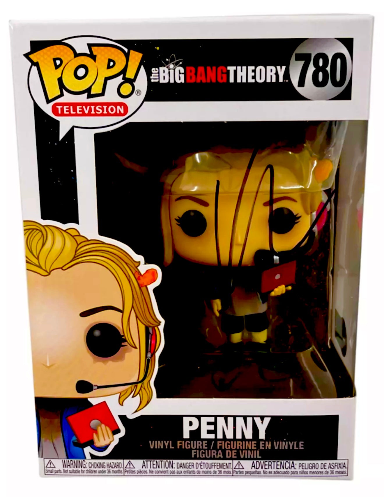 Kaley Cuoco Signed Big Bang Theory Funko Pop Beckett Certified