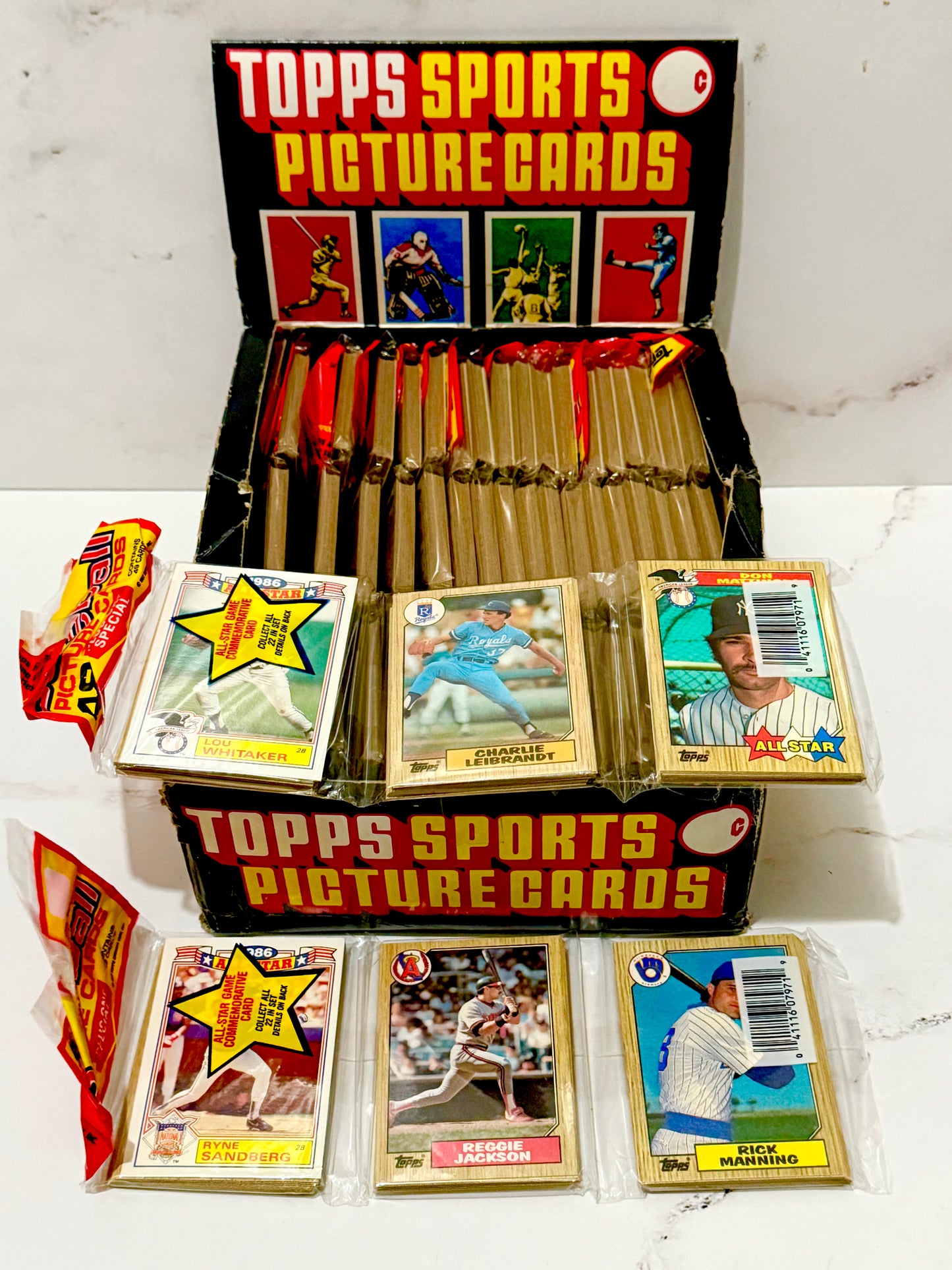1987 Topps Baseball Cards Rack Pack