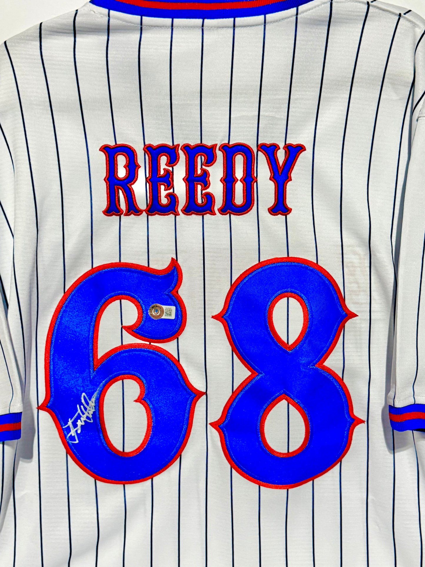 Jon Heder Signed Benchwarmers Movie Jersey Beckett Certified