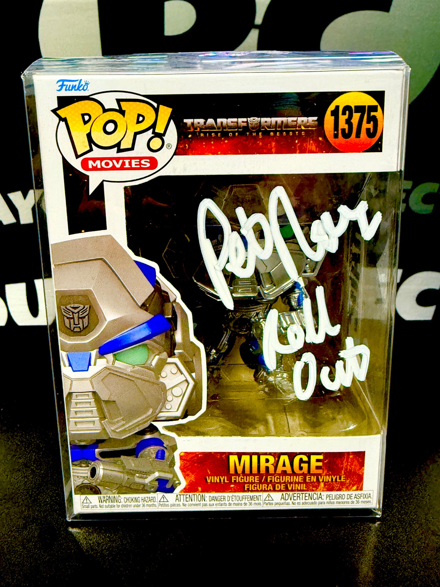 Pete Davidson Signed Transformers Funko Pop “Roll Out” JSA Certified