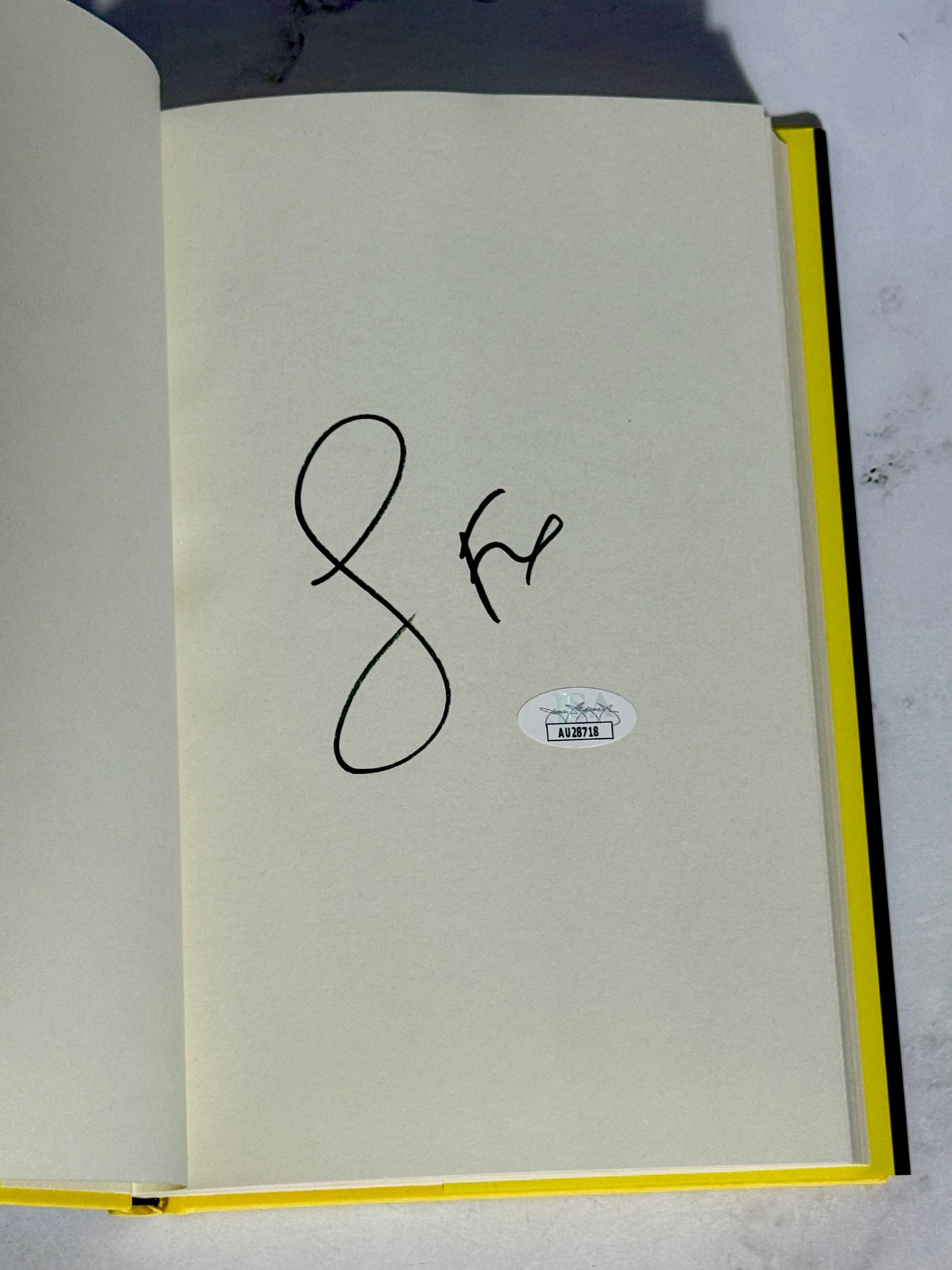 Jaime Foxx Signed Book JSA Certified