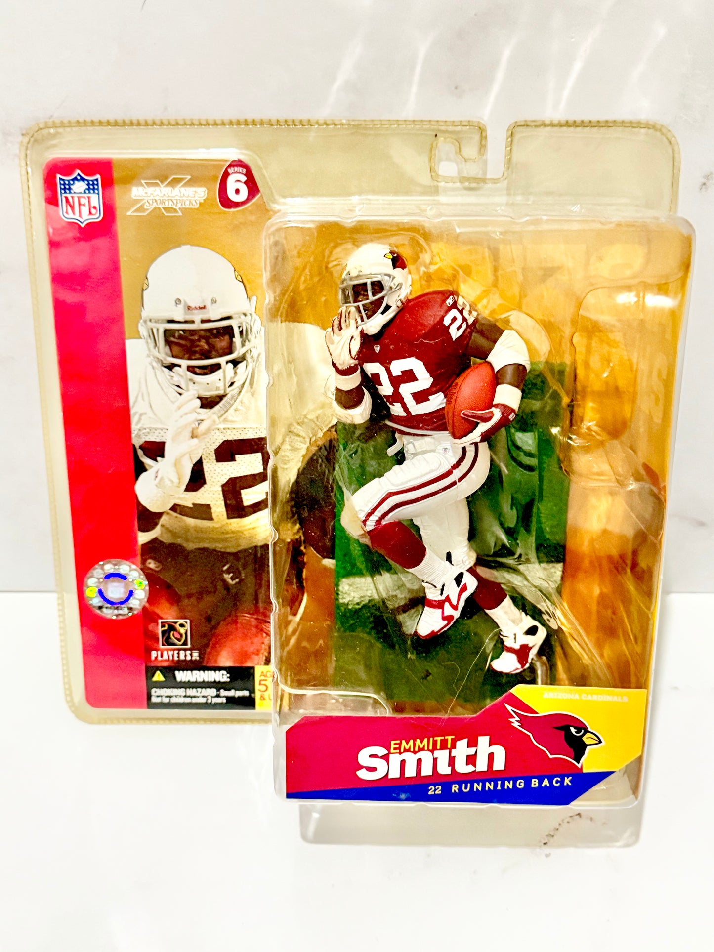 Emmitt Smith McFarlane Figure NIB Cardinals