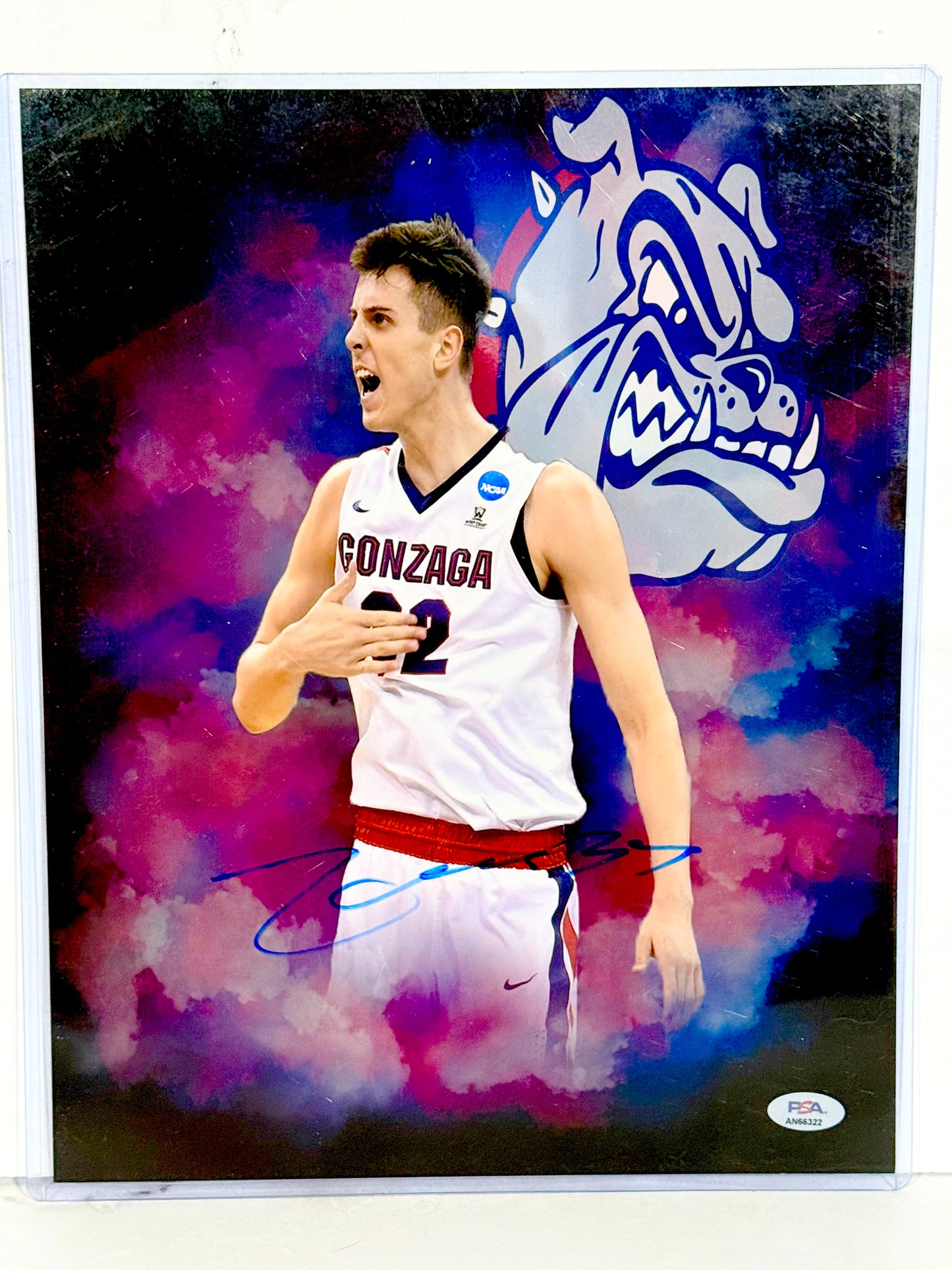 Zach Collins Signed Spurs 11x14 JSA Certified