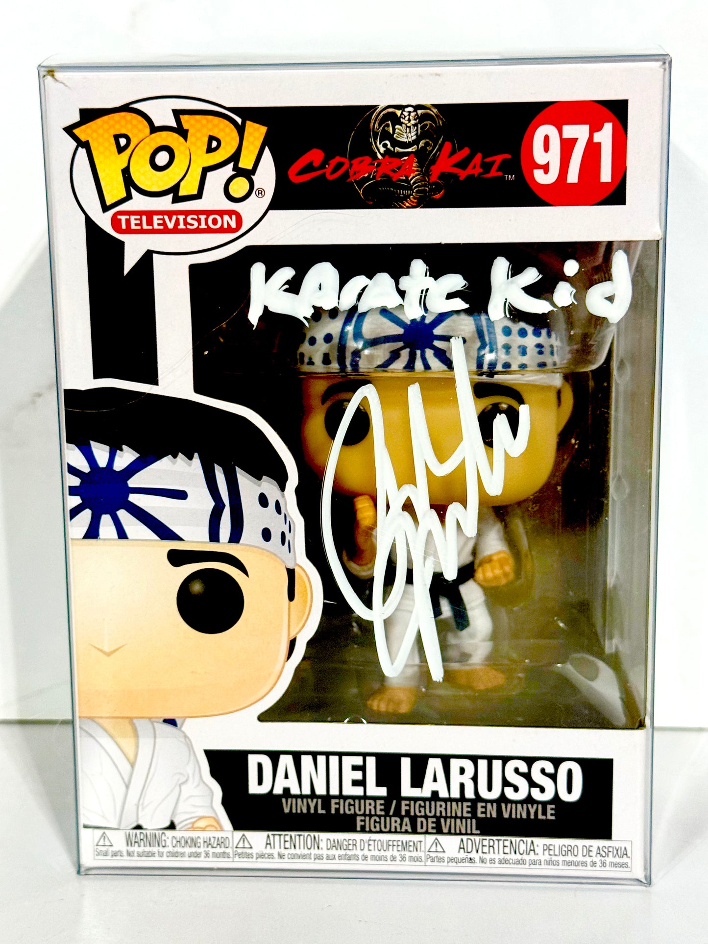 Ralph Macchio Signed Karate Kid Funko Pop “Karate Kid” Rare Beckett Certified
