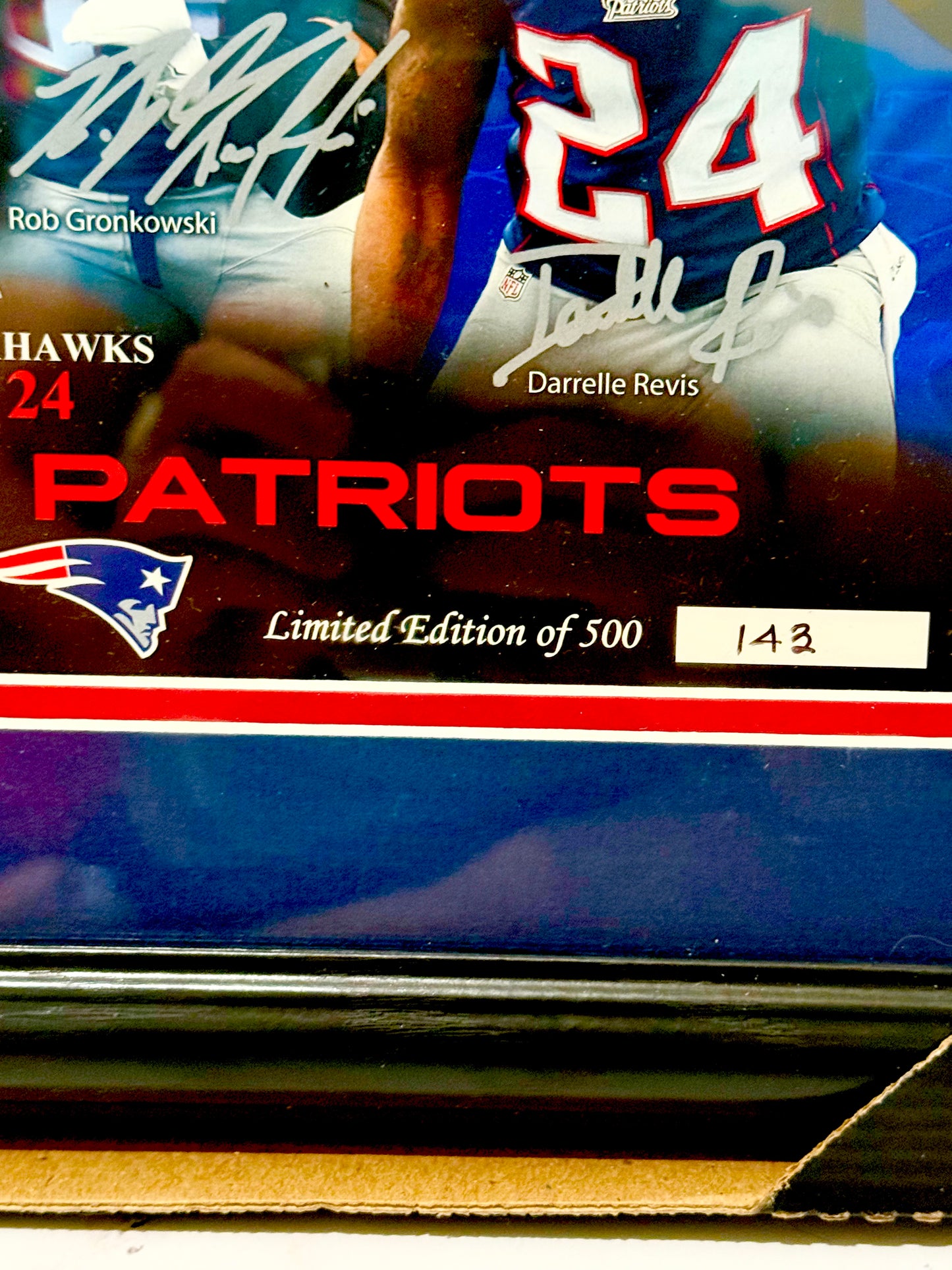 Highland Mint New England Patriots XLIX Super Bowl Frame and Coin