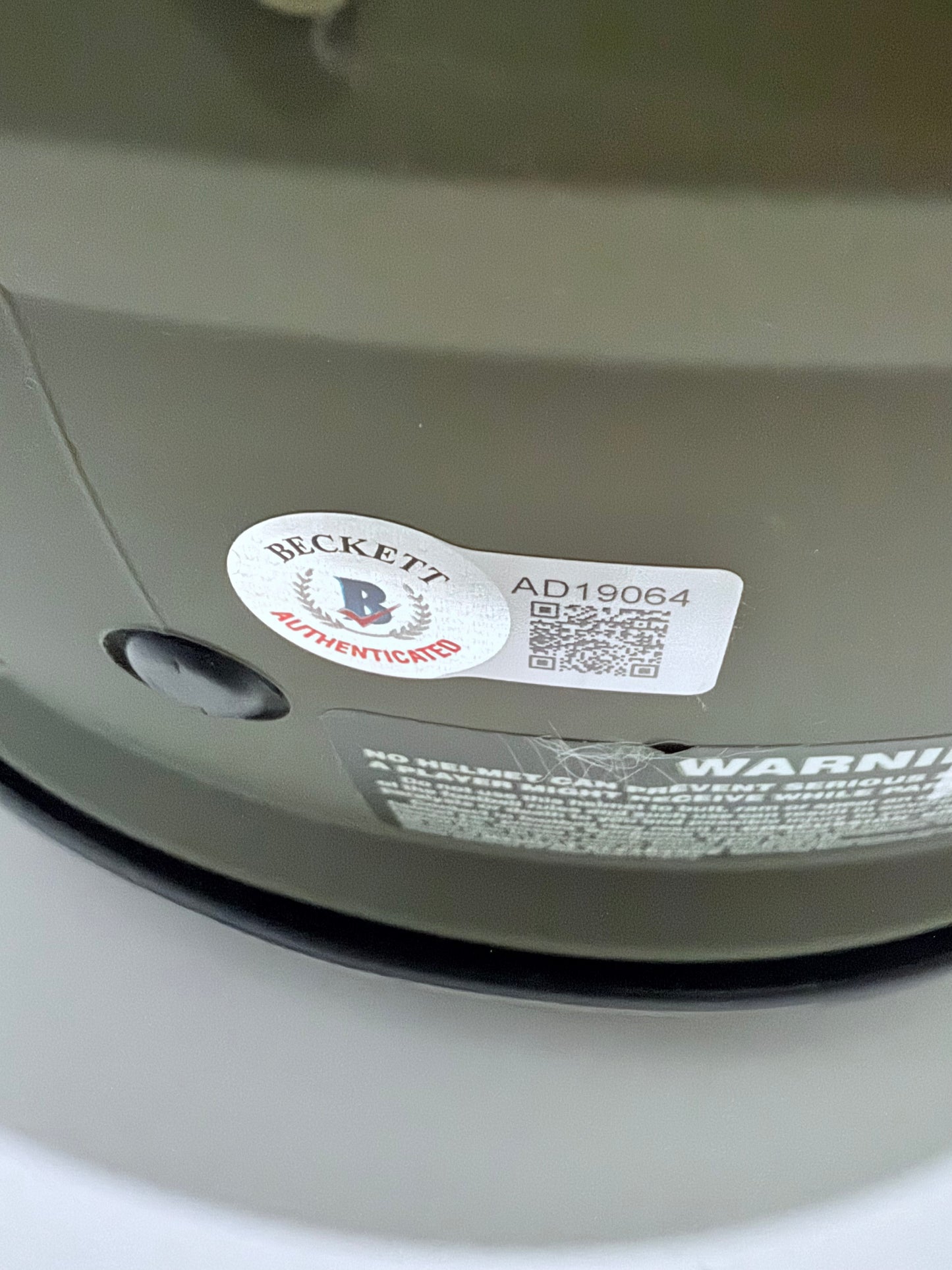 Fred Warner Signed 49ers STS Full Size Authentic Helmet Beckett Certified