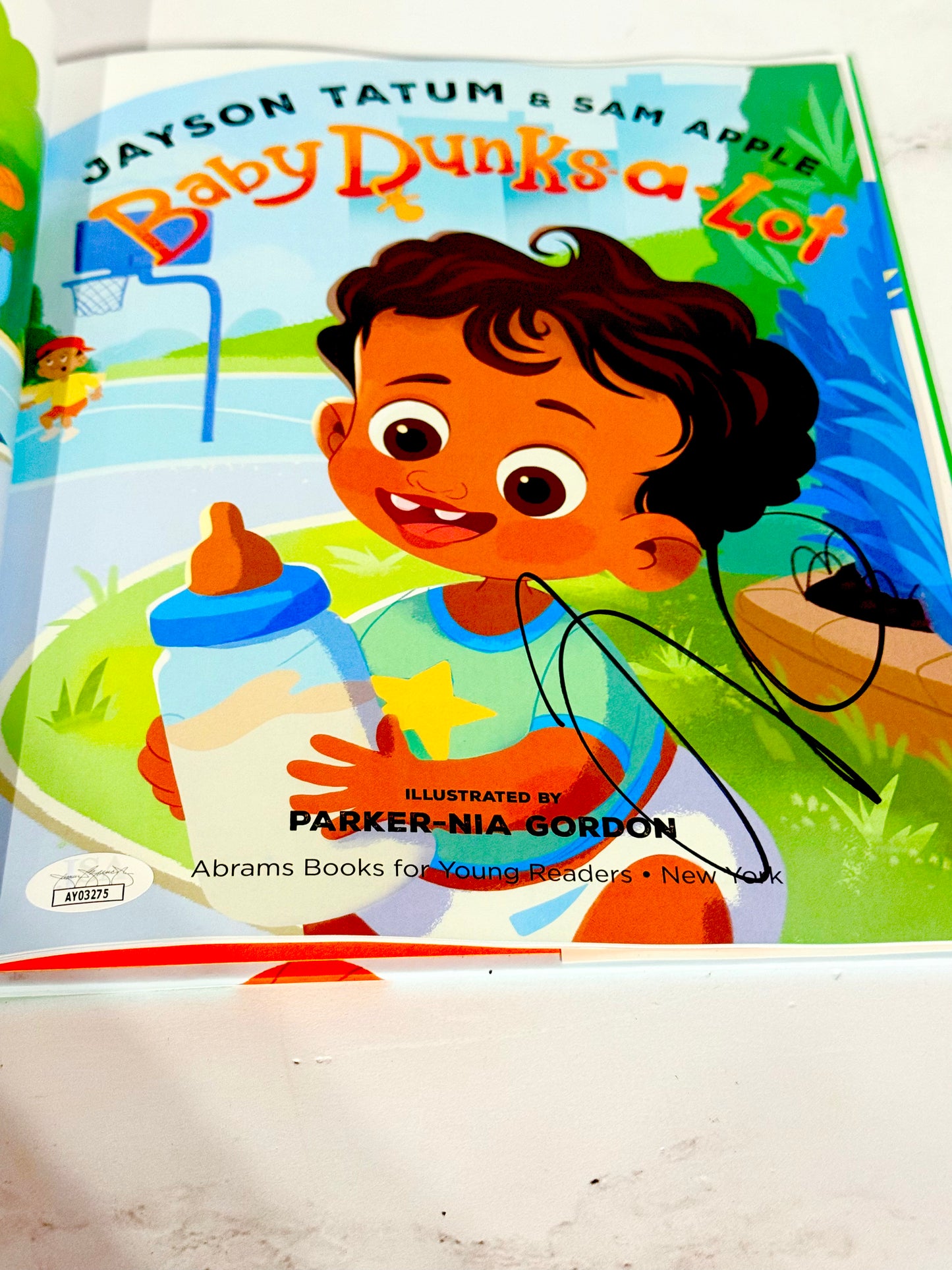 Jason Tatum Signed Celtics Children’s Book JSA Certified