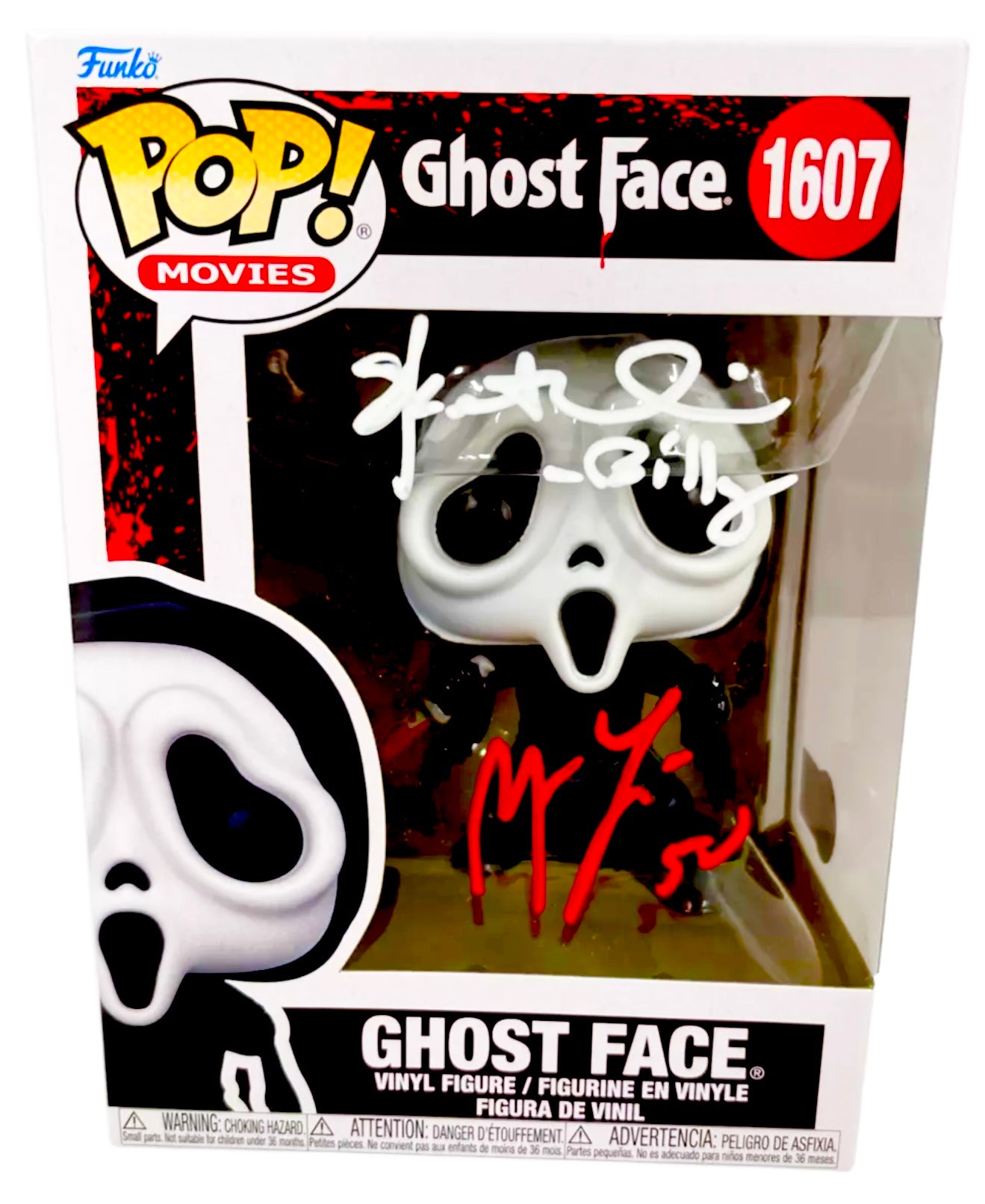 Skeet Ulrich & Matthew Lillard Signed Scream Funko Pop Beckett Certified