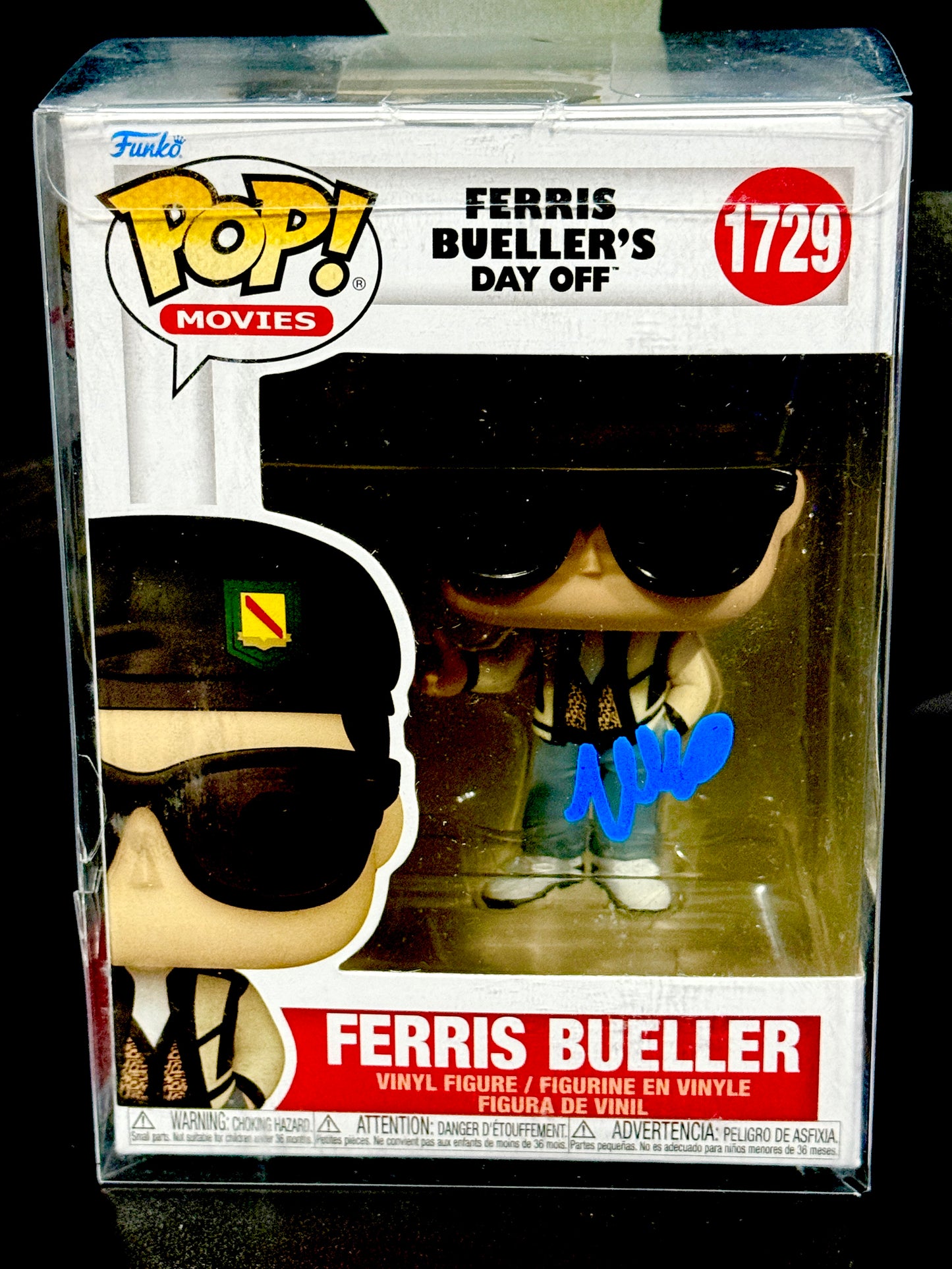 Matthew Broderick signed Ferris Bueller Funko Pop Beckett Certified