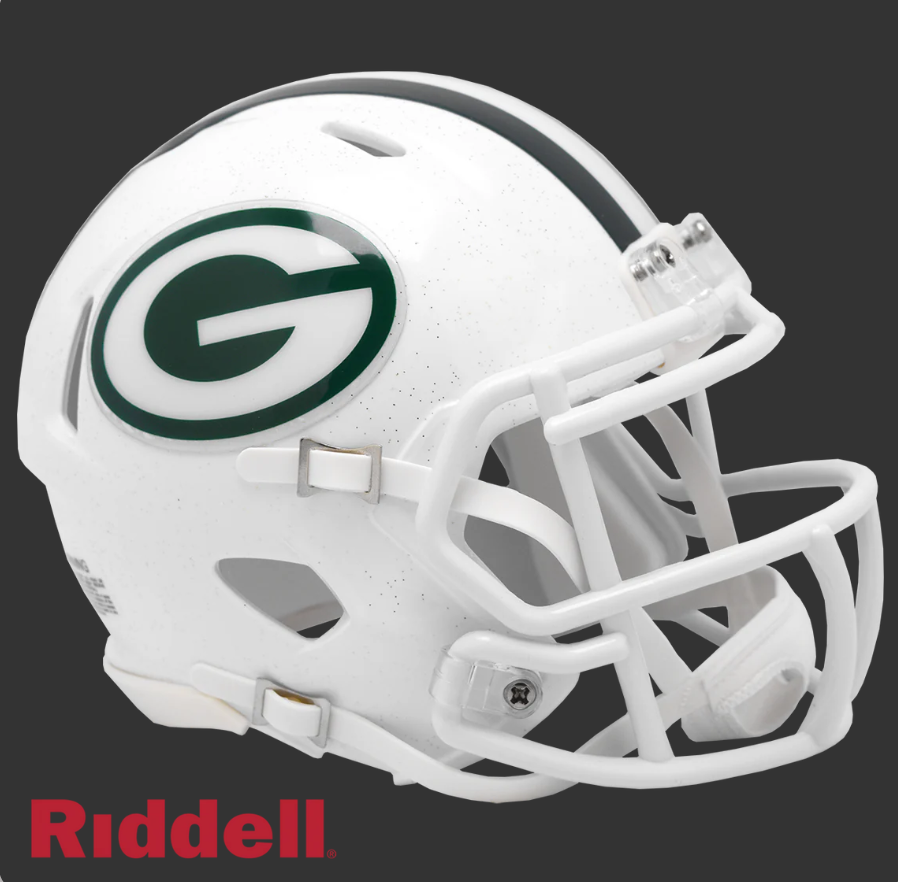 GREEN BAY PACKERS 2024 ON FIELD ALTERNATE STYLE SPEED MINI HELMET