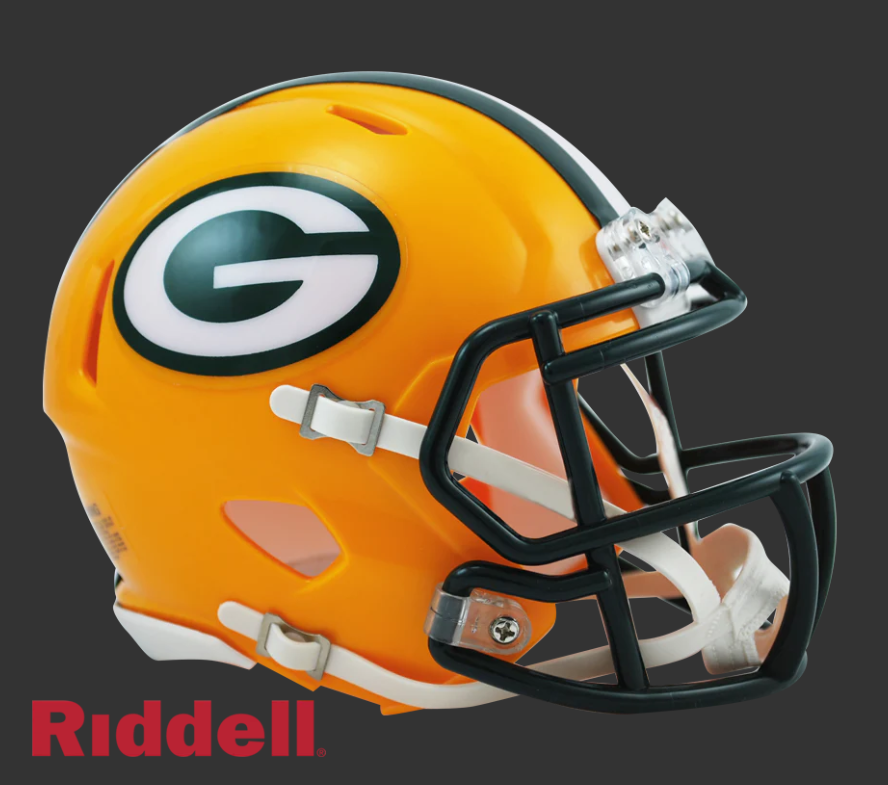 GREEN BAY PACKERS CURRENT STYLE SPEED MINI HELMET