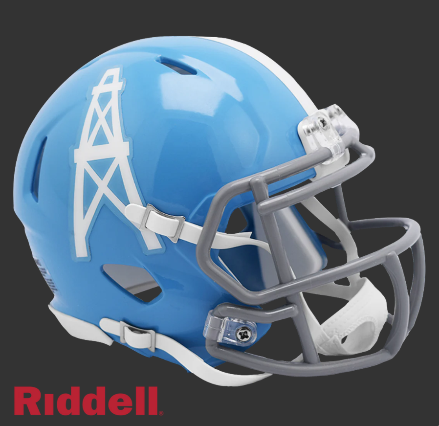 HOUSTON OILERS 1960-62 THROWBACK SPEED MINI HELMET