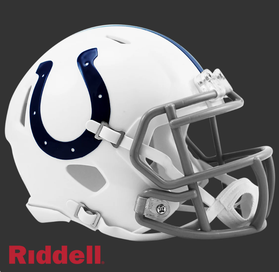 INDIANAPOLIS COLTS 2004-19 THROWBACK SPEED MINI HELMET