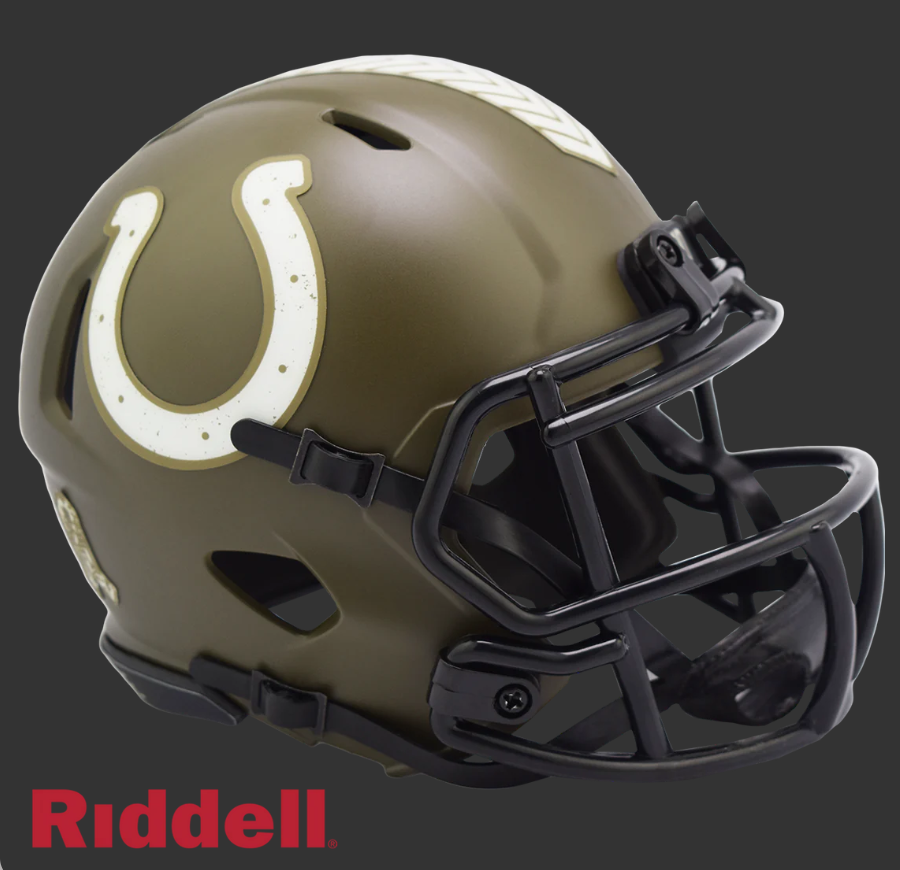 INDIANAPOLIS COLTS SALUTE TO SERVICE 22 MINI HELMET