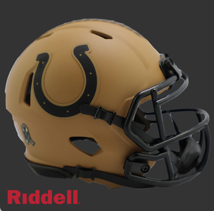 INDIANAPOLIS COLTS SALUTE TO SERVICE 23 MINI HELMET