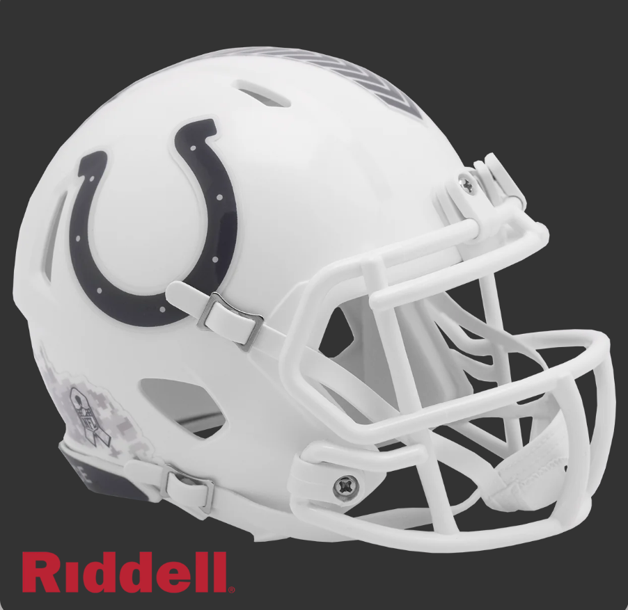 INDIANAPOLIS COLTS SALUTE TO SERVICE 24 MINI HELMET