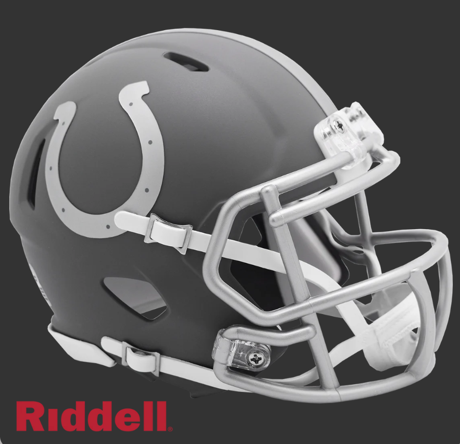 INDIANAPOLIS COLTS SLATE MINI HELMET