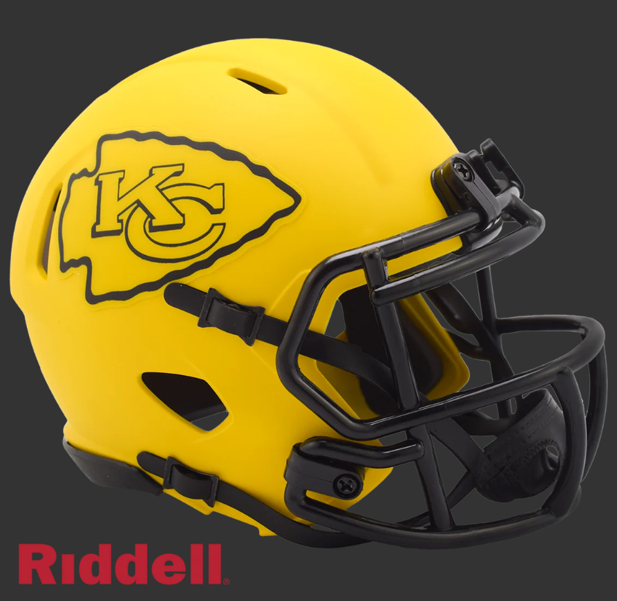 PRE-ORDER JUSTIN WATSON SIGNED KANSAS CITY CHIEFS RAVE MINI HELMET BECKETT CERTIFIED