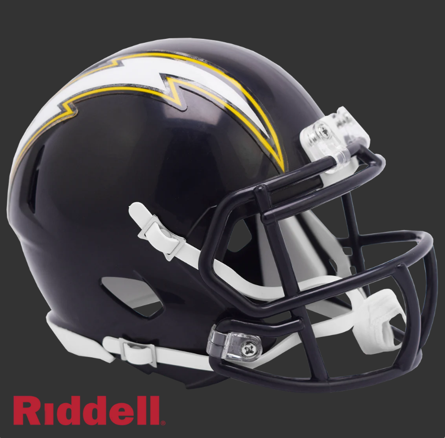 LOS ANGELES CHARGERS 1988-06 THROWBACK SPEED MINI HELMET