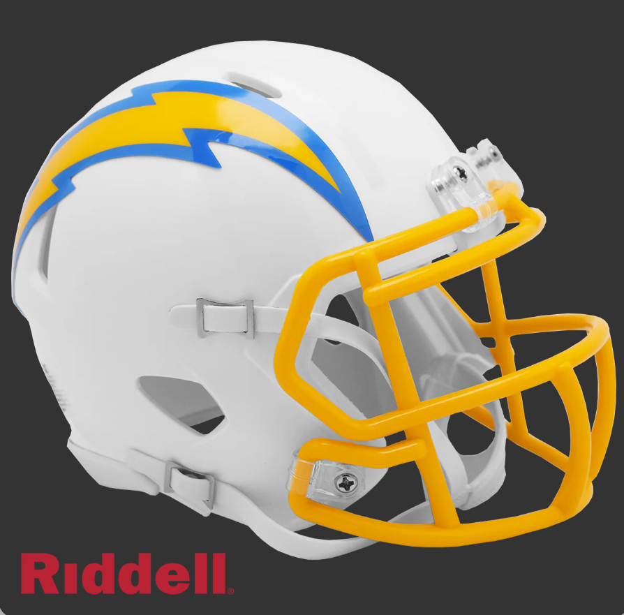 LOS ANGELES CHARGERS CURRENT STYLE SPEED MINI HELMET