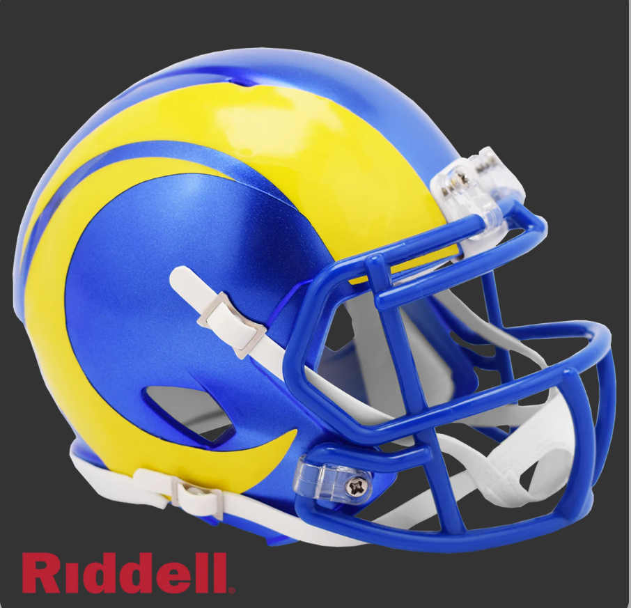 LOS ANGELES RAMS CURRENT STYLE SPEED MINI HELMET
