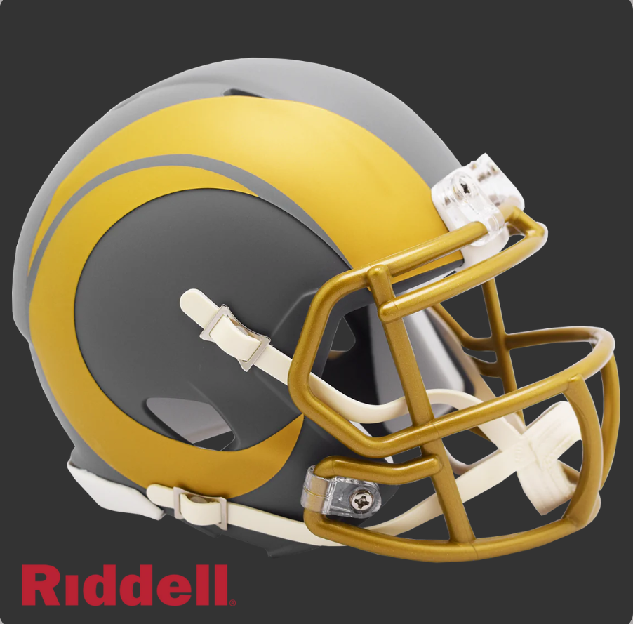 LOS ANGELES RAMS SLATE MINI HELMET