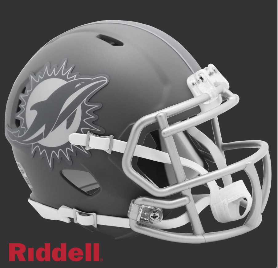 MIAMI DOLPHINS SLATE MINI HELMET