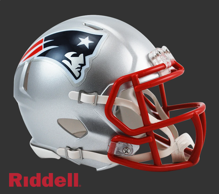 NEW ENGLAND PATRIOTS CURRENT STYLE SPEED MINI HELMET