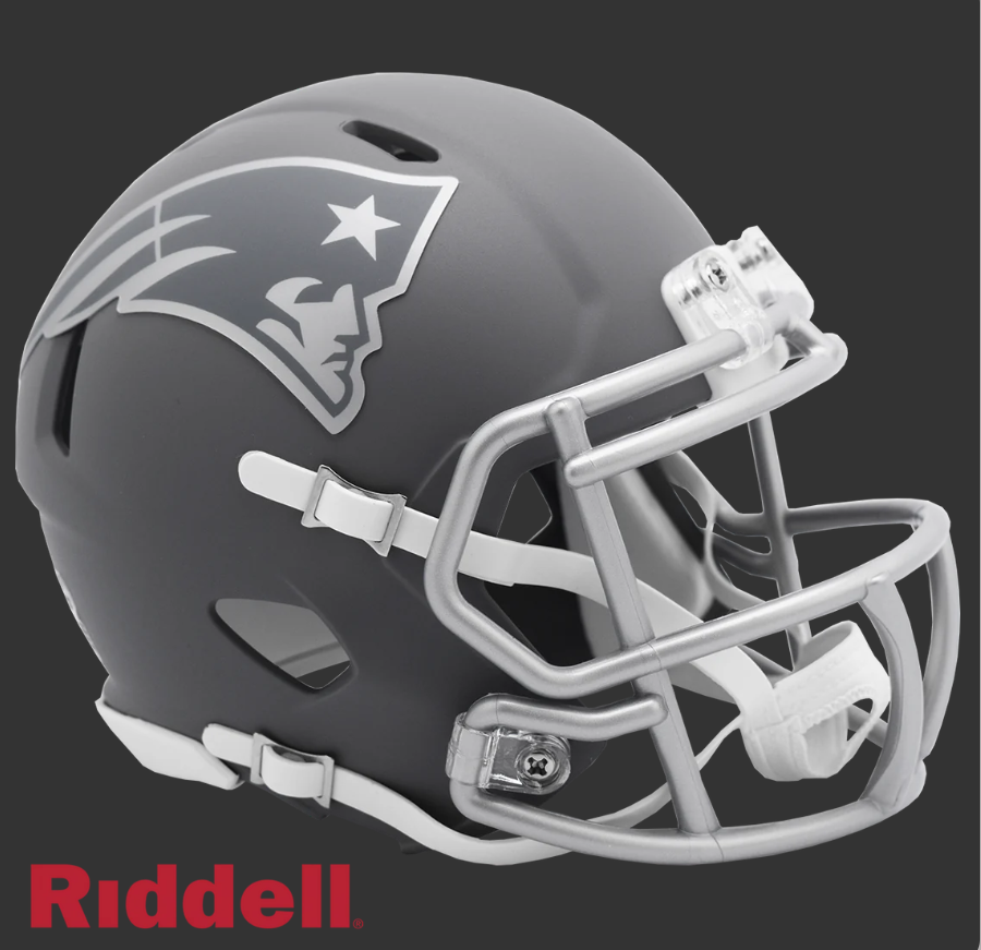 NEW ENGLAND PATRIOTS SLATE MINI HELMET