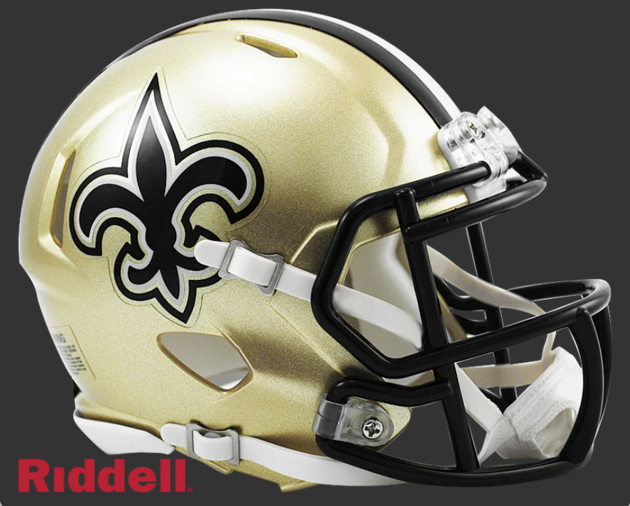 NEW ORLEANS SAINTS CURRENT STYLE SPEED MINI HELMET