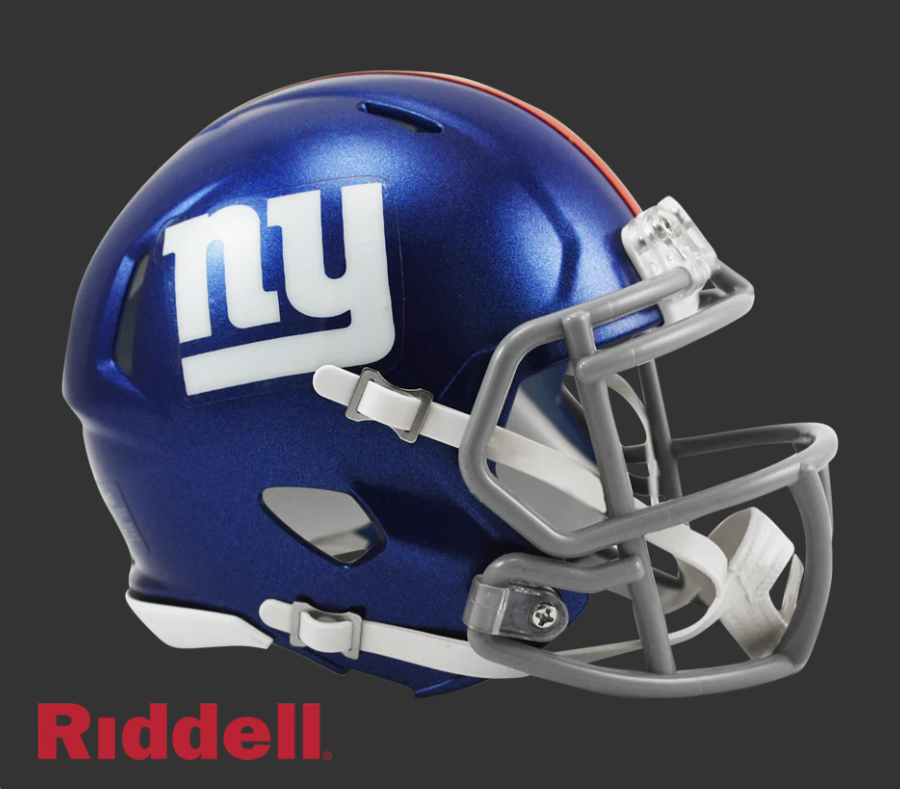 NEW YORK GIANTS CURRENT STYLE SPEED MINI HELMET