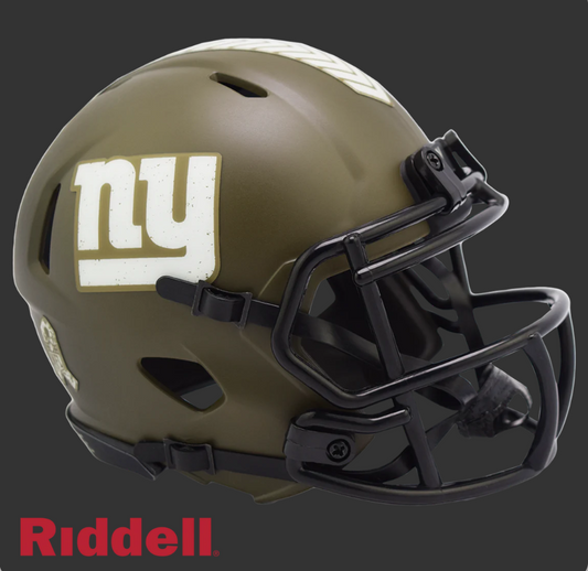 NEW YORK GIANTS SALUTE TO SERVICE 22 MINI HELMET
