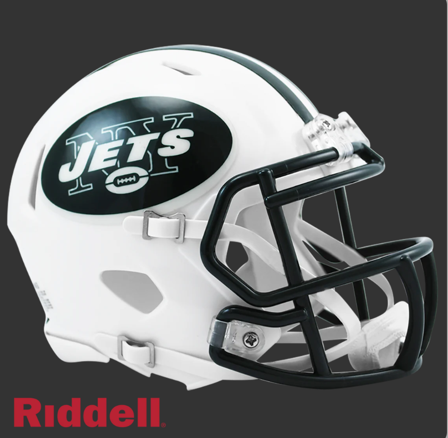 NEW YORK JETS 1998-18 THROWBACK SPEED MINI HELMET