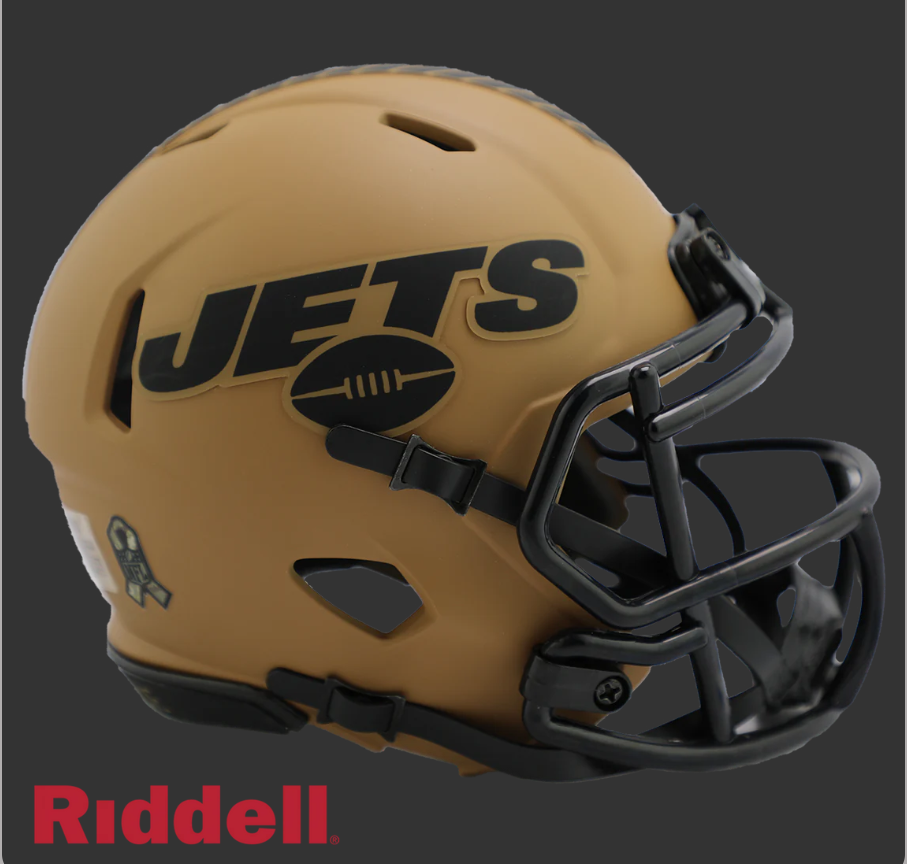 NEW YORK JETS SALUTE TO SERVICE 23 MINI HELMET