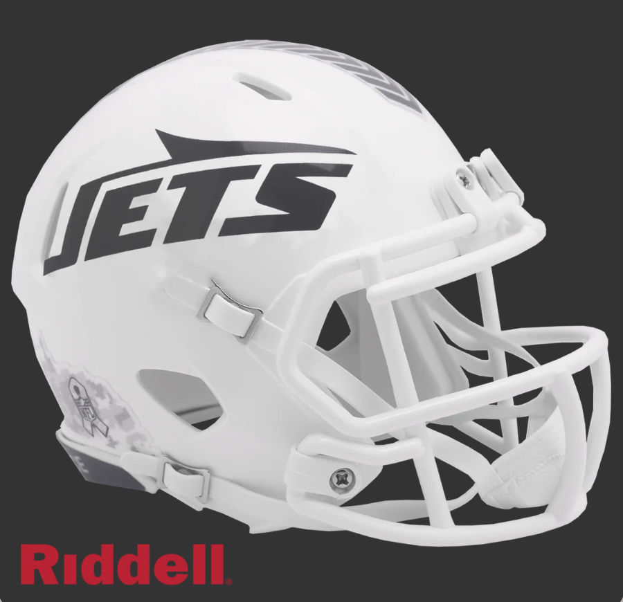NEW YORK JETS SALUTE TO SERVICE 24 MINI HELMET