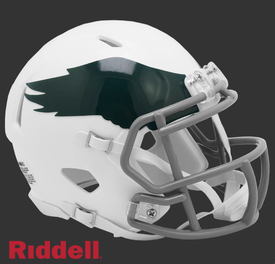 PHILADELPHIA EAGLES 1969-73 THROWBACK SPEED MINI HELMET