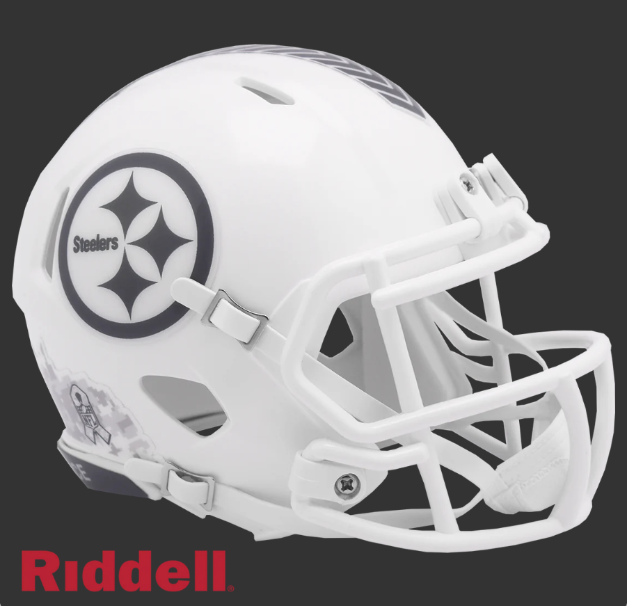 PITTSBURGH STEELERS SALUTE TO SERVICE 24 MINI HELMET