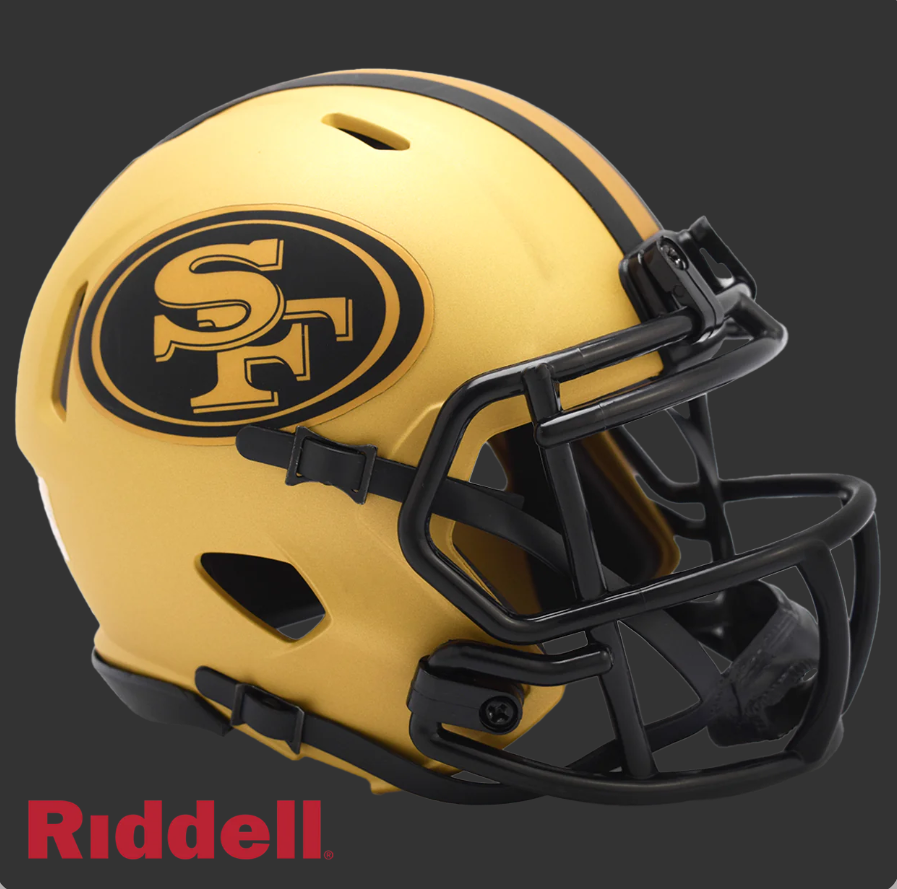 SAN FRANCISCO 49ERS RAVE MINI HELMET