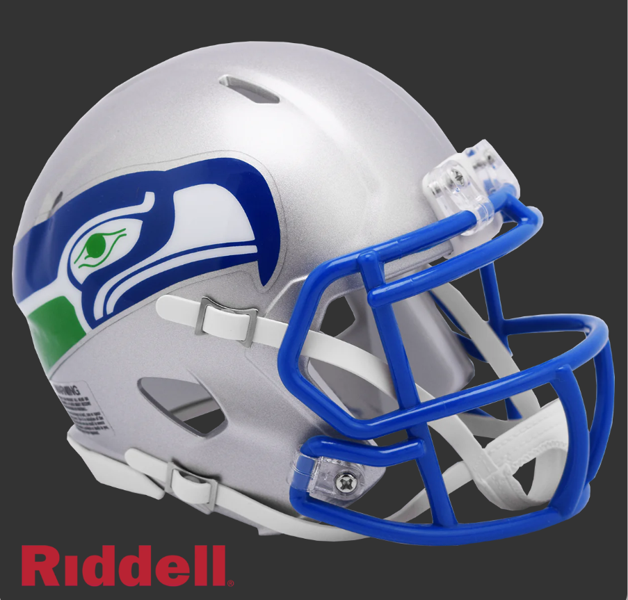 SEATTLE SEAHAWKS 1983-01 THROWBACK SPEED MINI HELMET