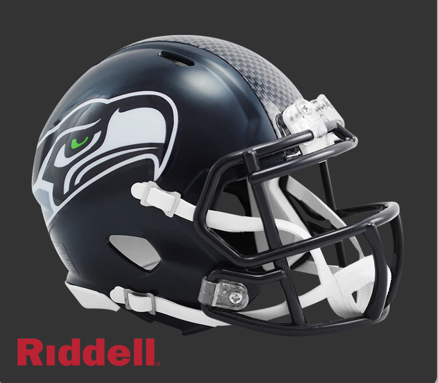 SEATTLE SEAHAWKS CURRENT STYLE SPEED MINI HELMET